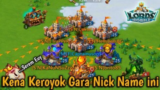 Trap Pake Nick Terkutuk!! Auto Kena Keroyok Titan Babon Brutal, Karpet 999% || Lords Mobile