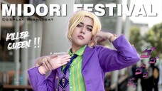 Killer Queen !! Cosplay Kira Yoshikage versi Wanita.. Cosplayer Cantik dan Keren di Midori Festival