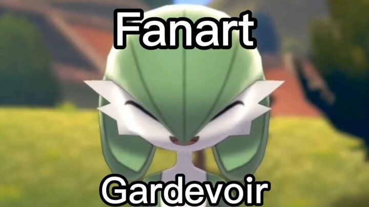 Fanart Gardevoir dari Pokemon a 😜😜😜