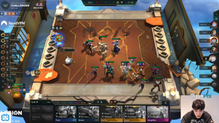 Kiyoon CHANTS for goodluck and hits Jayce 2 _ Teamfight Tactics #game