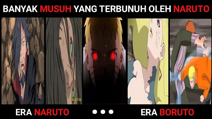 Berapa banyak musuh yang terbunuh oleh naruto uzumaki sepanjang pertarungannya