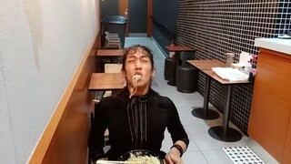 Intense Noodles Slurping