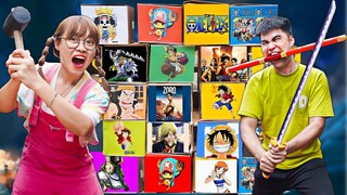 Hà Sam Đập Hộp Quà Đảo Hải Tặc One Piece May Rủi Nhận Phần Thưởng Hoặc Hình Phạt