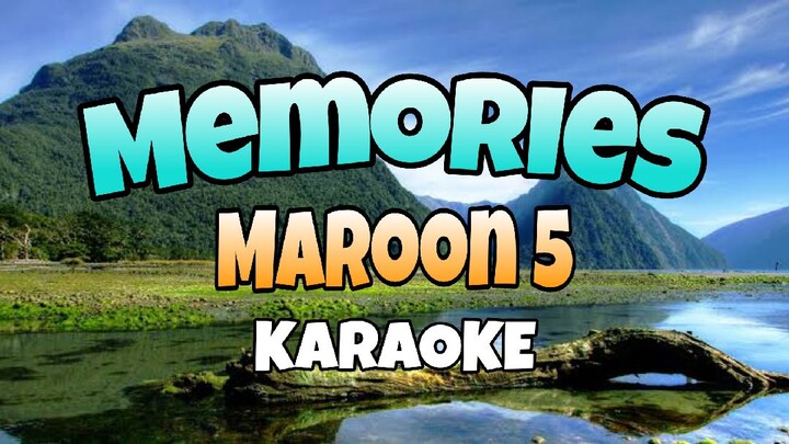 Memories - Maroon 5 (KARAOKE)