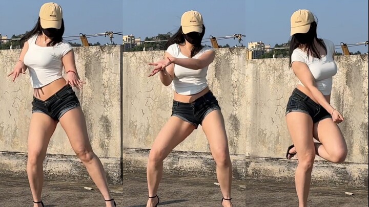 Rooftop Dancer CC Jun spicy yyds! This summer is even hotter!