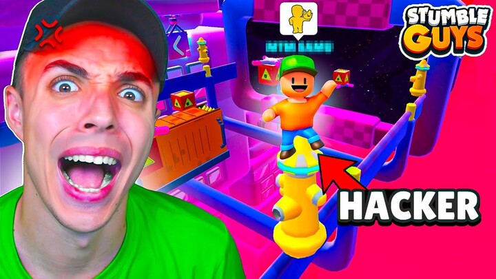 ENCONTRÉ un YOUTUBER HACKER en STUMBLE GUYS y ESTO PASÓ... 😰