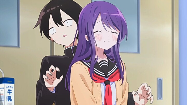 ”她都坐你腿上了，你小子咋还不知足啊~“