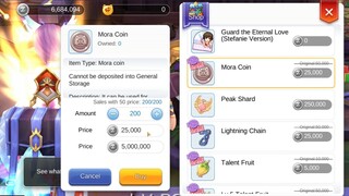 Buying 200 Mora Coin 50% Sale | Ragnarok Mobile Eternal Love