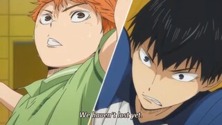 Hinata Shoyo and Kageyama Tobio First Match Against Each Other