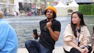 洛杉矶氛围检测！在街头跳舞路人会跟着一起嗨吗？