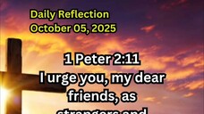 Daily Reflection October 05, 2025 #faith #bible #reflection
