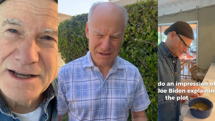 Kakek Amerika meniru Biden 😂