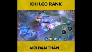 Khi leo rank với bạn thân