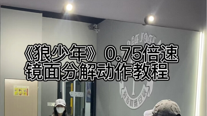 [Choreographer Liu Jun] Typhoon Youth Group's 0.75x Speed Breakdown Tutorial for "Wolf Boy"