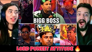 Puneet Superstar Full attitude videos Reaction 🔥😈 Lord Puneet Bigg Boss Attittude Videos