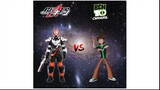 Kamen Rider Geats (GeatsIX Form) VS Ben 10 (Alien X Form)