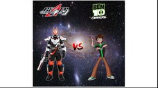 Kamen Rider Geats (GeatsIX Form) VS Ben 10 (Alien X Form)