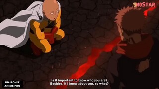 sukuna vs Saitama fight 😡😡😡