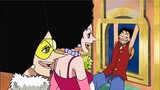 Franky sisters flirt with Luffy
