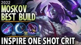 MLBB: The Moskov Build Your Looking For!! Moscov Best Build in 2022 | Build Top 1 Global Moskov