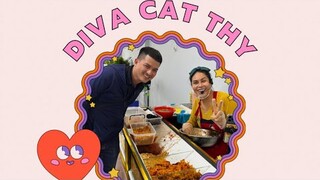 DIVA CÁT THY bánh tráng trộn,gặp ẨM THỰC CHA RỒNG ,nghệ sĩ Gia Bảo và SCHANNEL