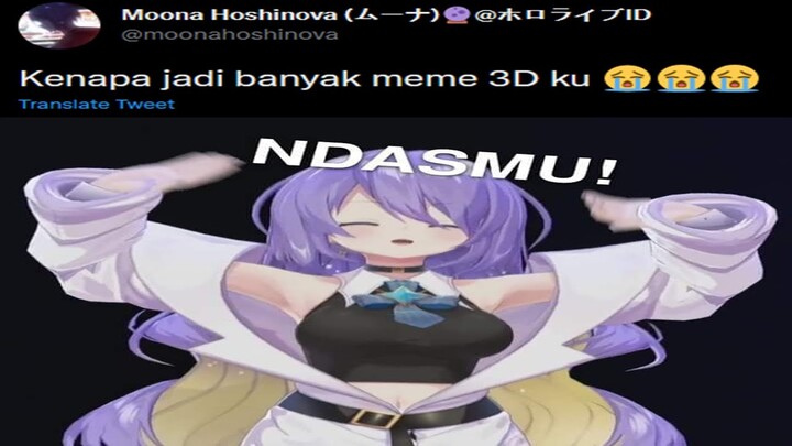 3D nya Moona Beneran Bikin Fans Jadi "Gregetan" Buat NgeMeme, Ahahaha...