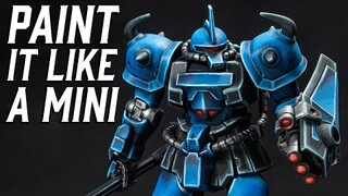 Painting Gunpla like Miniatures for Gamma Wolves | Kitbash and ASMR Build