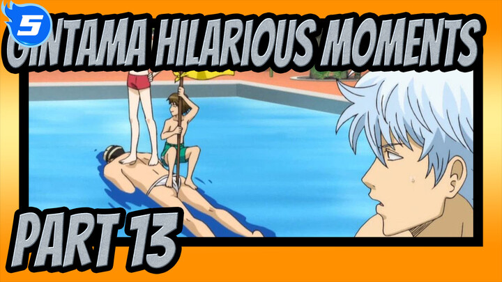 Hilarious Moments In Gintama (Part 13) At The Pool_5