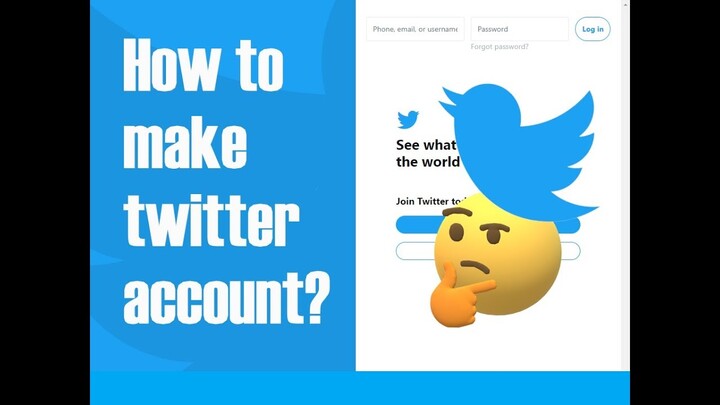 How to make twitter account? ( Subtitle is required)