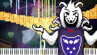 【Black MIDI 黑乐谱】 Undertale 传说之下 - "Hopes and Dreams" 6万音符 ~ BusiedGem