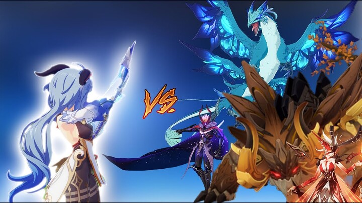 Look How Fast Melt Ganyu C0 Deleting Weekly Boss - Genshin Impact