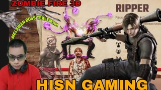 melawan boss zombie RIPPER, boss zombie terlemah,  mush tak sempat melawan balik