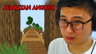 AKU MENYEBRANGI JEMBATAN ANGKER MINECRAFT!!!