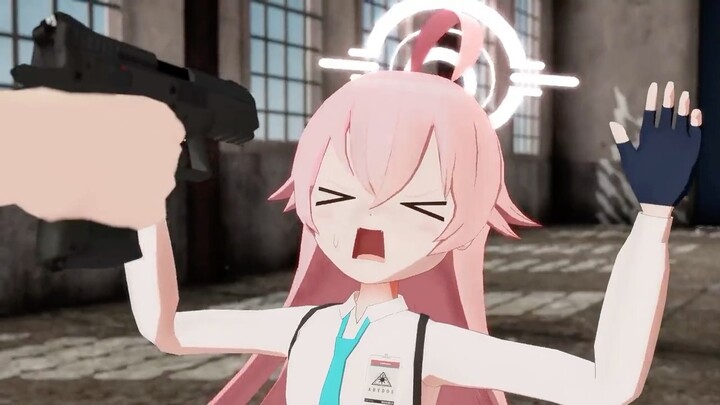 【Transportasi】 【MMD File Biru】 Latihan Hoshino 【Penulis Asli: がんくり(gunkuri)】