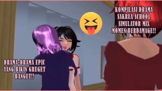 KOMPILASI DRAMA SAKURA SCHOOL SIMULATOR MIX MOMEN EPIC!! EFEK TERBARU KEREN PARAH!!