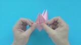 Cara membuat origami lily, bunga buatan tangan yang sederhana dan indah