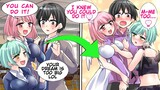 [Manga Dub] Hot childhood friends act like an angel and a devil to me