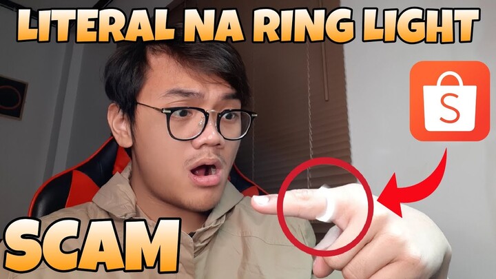 unboxing the most AFFORDABLE RING LIGHT and I got SCAMMED // SHOPEE SALE HAUL?