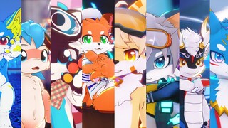 【MMD】WA DA DA of 8 little animals!