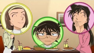 When they eat | Detective Conan funny moments | AnimeJit