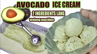 MANO-MANO | NO MIXER | AVOCADO ICE CREAM - NEGOSYONG PATOK W COMPUTATION | 2 INGREDIENTS ICE CREAM