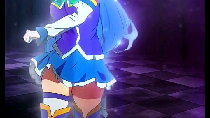 AI ANIMATION DANCE BALI BANDITS ROLL'S ROCK KONOSUBA  AQUA