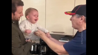 宝宝与老一辈之间的亲情纽带❤️