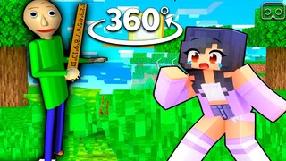 How APHMAU stop BALDIS BASICS in Minecraft 360°