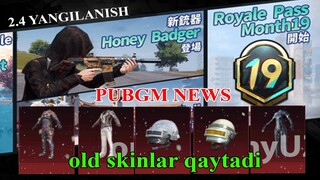 MYHIC FORGE , RULETKALAR, ROYALE PASS, 2 4 YANGILANISH PUBGM LEAKS