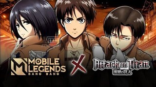 MLBB x Attack on Titans collab skins | Yin, Fanny & Martis | Mobile Legends : Bang Bang