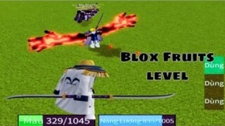 Blox fruits - Ăn Trái Dung Nham, Cầm Tam Kiếm ZORO Cày level Nó Mới Đỉnh @Le-blox