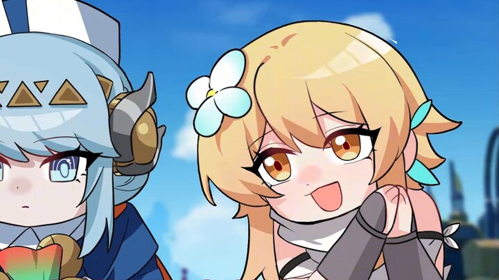If Gemini travels together in Teyvat, they must raise a colorful fairy!