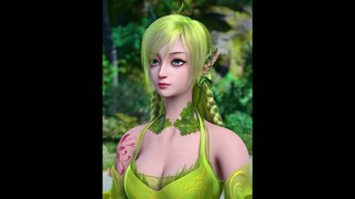 The green elf is so cute 😍 | The land of miracles #shorts #donghua #anime #amv #short