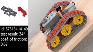 LEGO挑战 之 找出最能爬的车轮